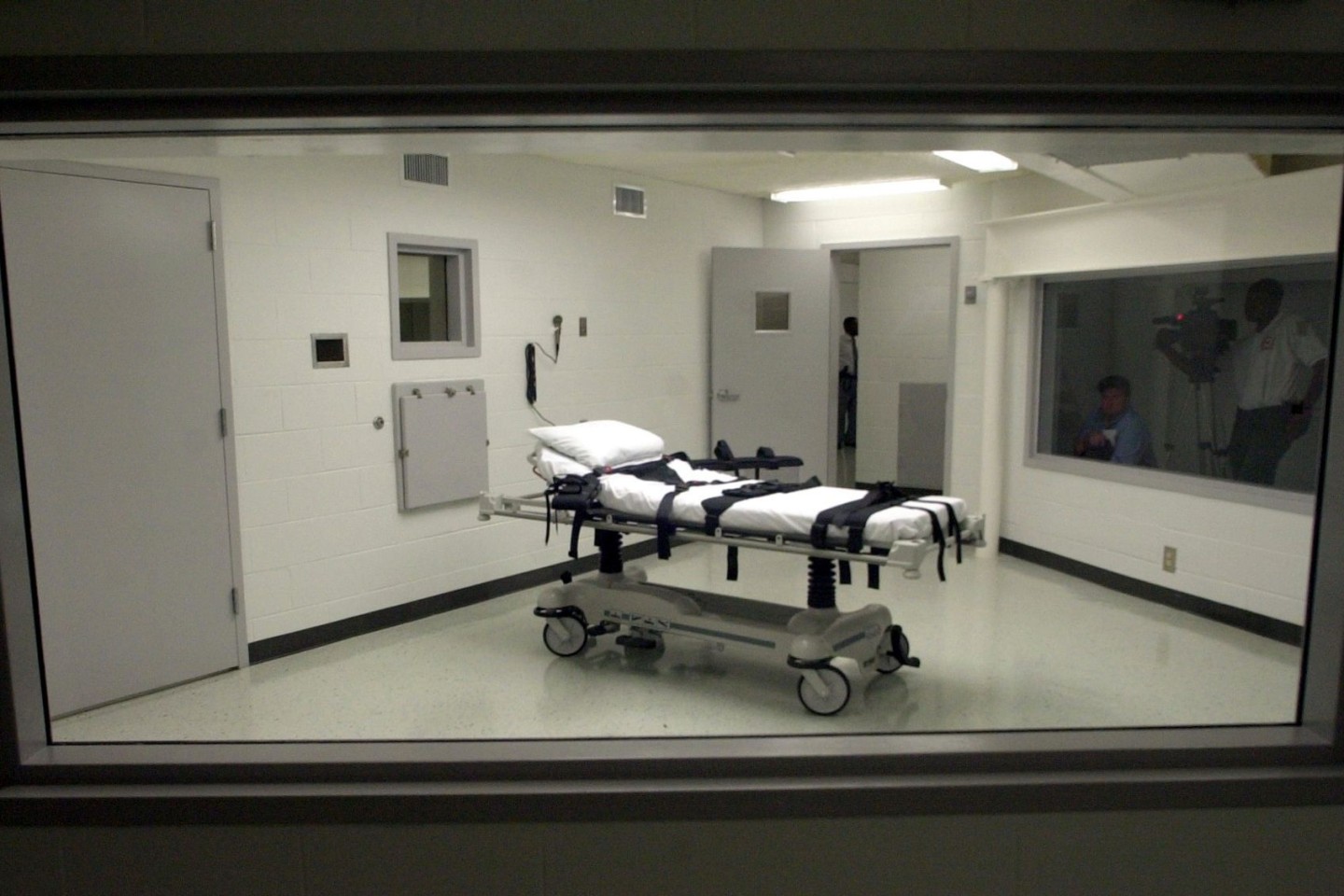 Blick in Alabamas Kammer für Hinrichtungen mit tödlicher Injektion. Nun soll ein Mann mittels sogenannter Stickstoffhypoxie getötet werden.