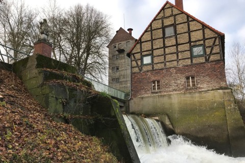 Havichhorster Mühle: Brückensperrung wegen Reparaturen am Werse-Wehr