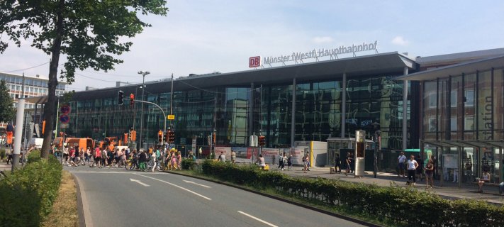 Münster fiebert der Eröffnung des neuen Hauptbahnhofs entgegen