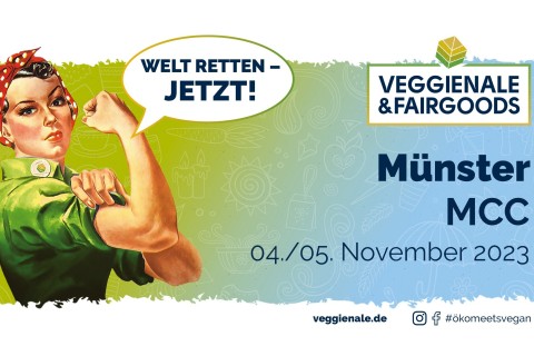WELT RETTEN JETZT! Öko-Vegan-Messe in Münster