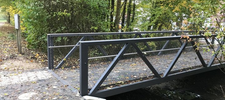 Neue Brücke am Rüschhausweg